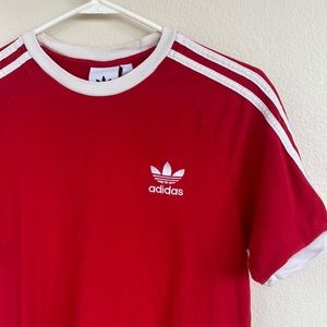 Adidas red shirt